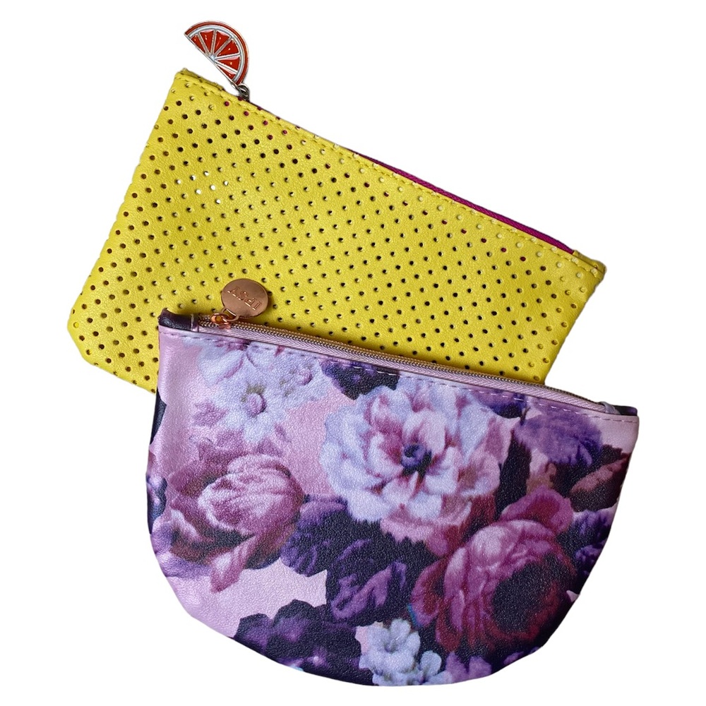 Ipsy Cosmetic Makeup Bag Case Set of 2